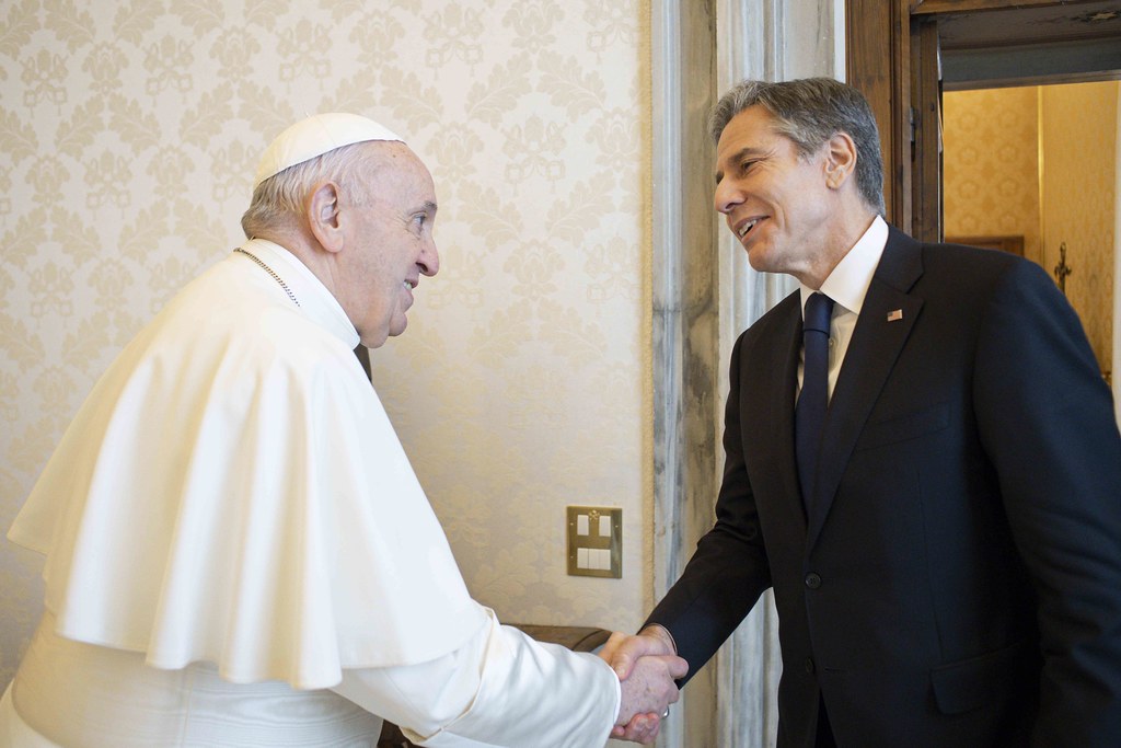 Secretary Blinken Meets With Pope Francis Secretary of Sta… Flickr