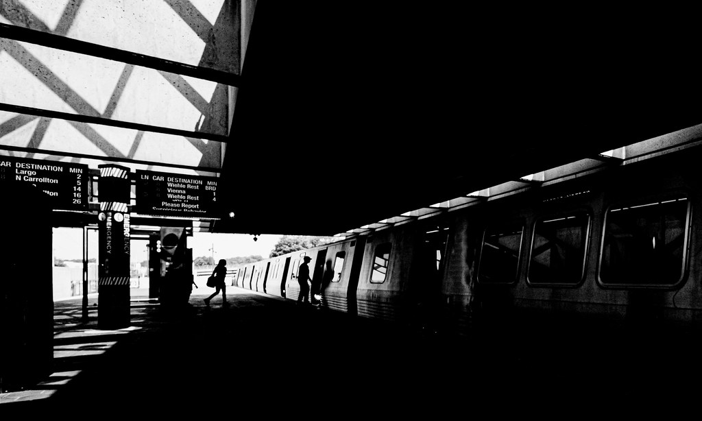 East Falls Church Metro Station Morning shadows at the Eas… Flickr