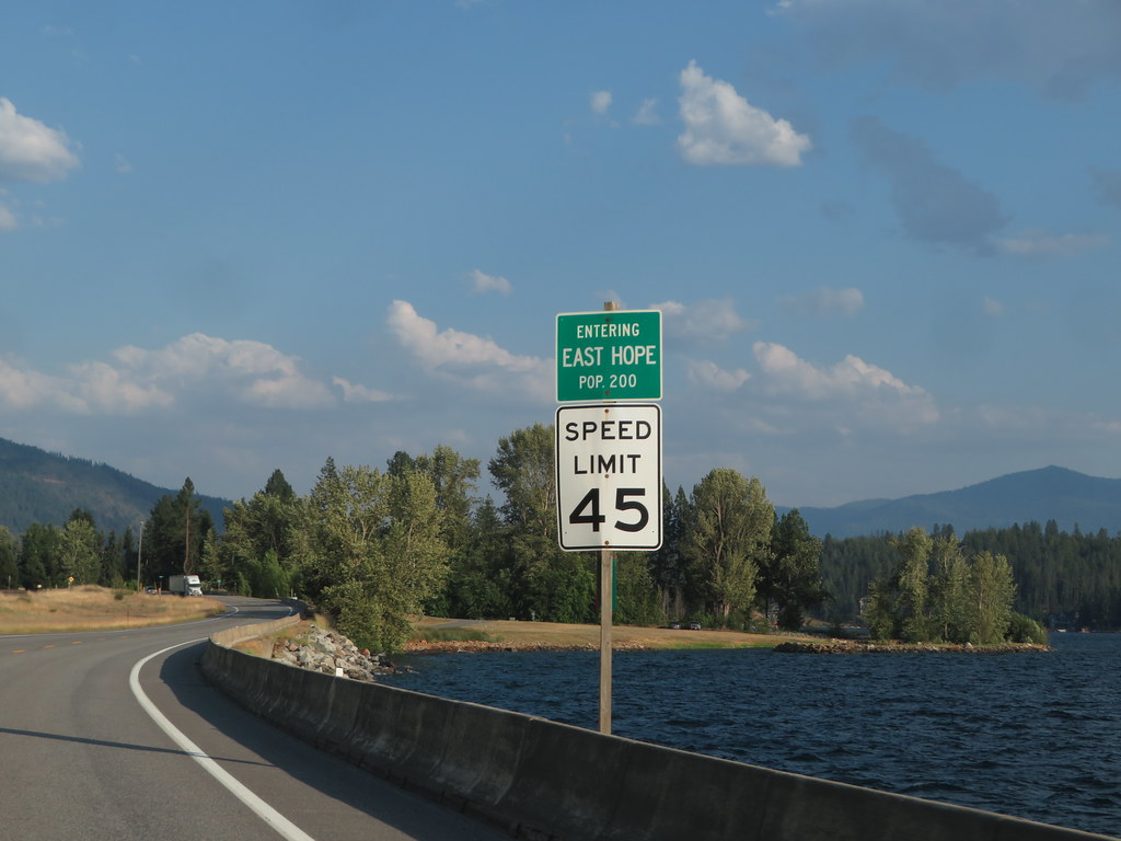 Entering East Hope, Idaho, Lake Pend Oreille, Idaho Route … Flickr