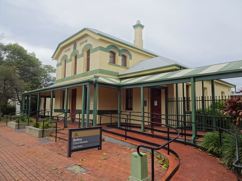 Ballina. The original Courthouse burnt down in 1881 and wa… Flickr