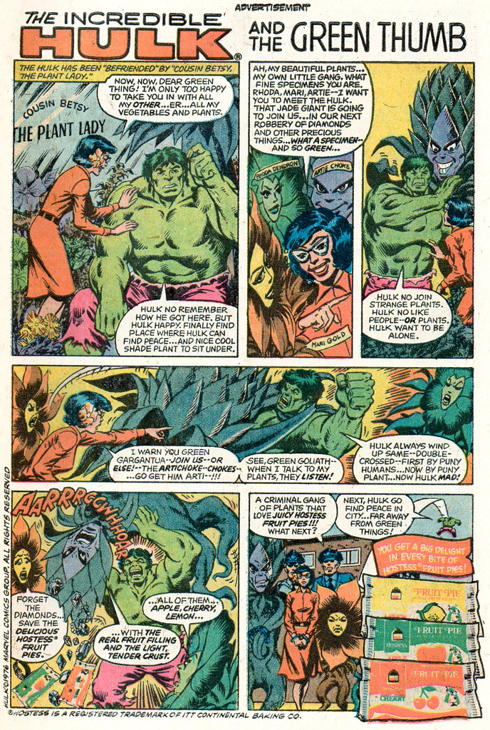 "Hostess Fruit Pies" Comic Book Advertisement (1976) Incre… Flickr