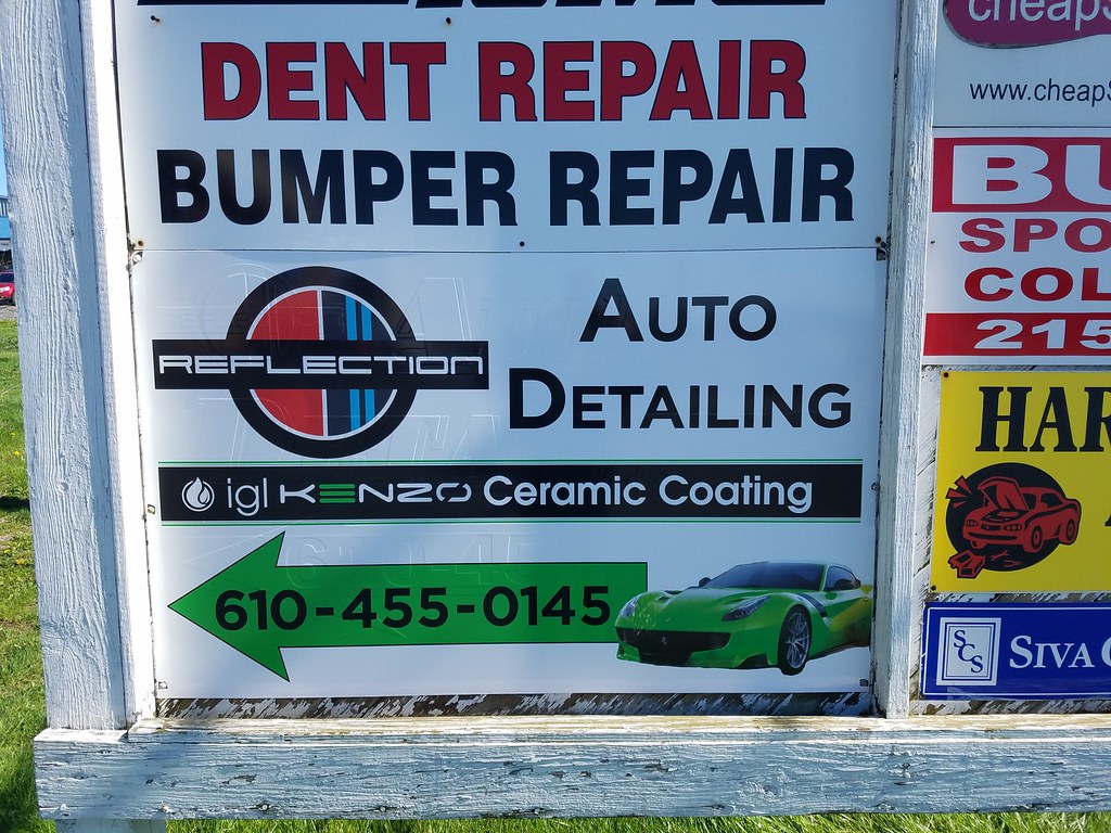 Reflection Auto Detail Large Sign_1 Sir Speedy Havertown Flickr