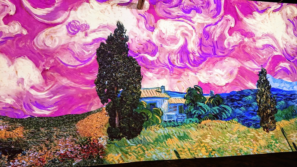 Immersive Van Gogh Exhibit, Charlotte NC Szilvia Faczanyi Flickr