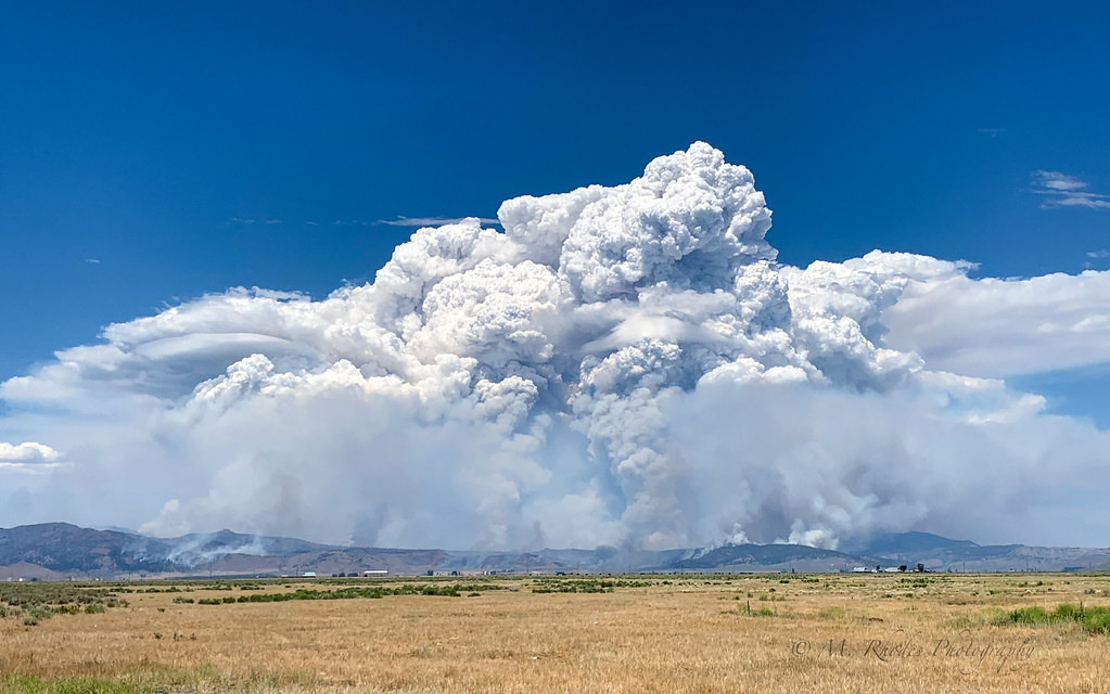 Beckwourth Lightning Complex Fire Mid afternoon from north… Flickr