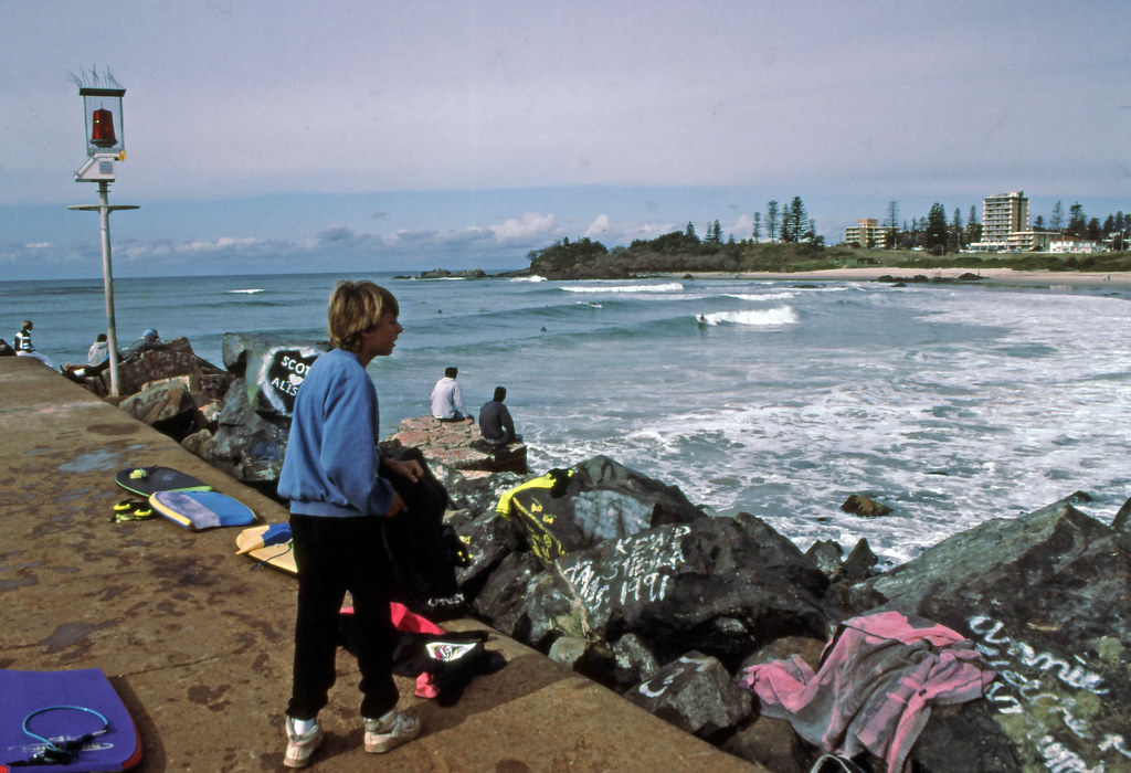Surfing, Port Macquarie, July 12, 1992 For my video; youtu… Flickr