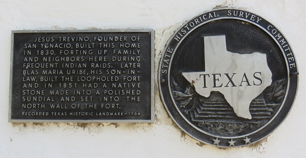 TreviñoUribe Rancho and Fort Marker (San Ygnacio, Texas) Flickr