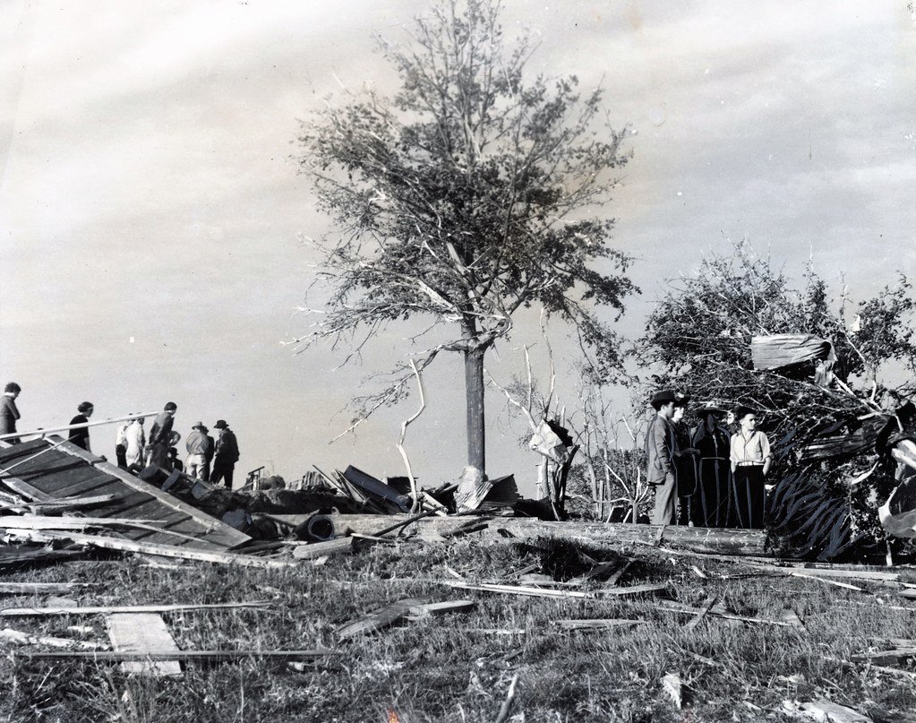 Haynesville Tornado 1939 News photo marked "WRECKAGE IN WA… Flickr