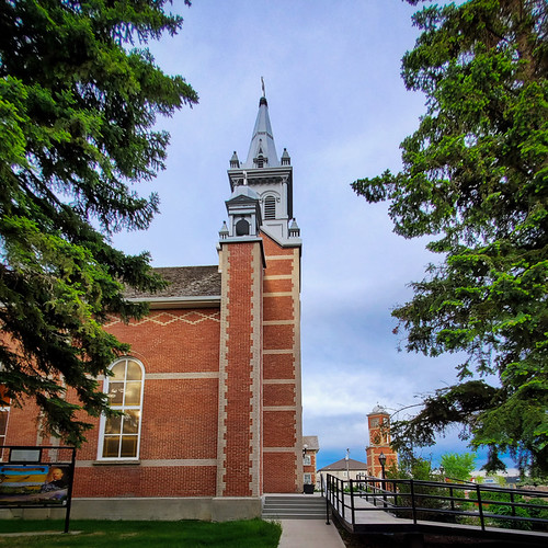 St. Jean Baptiste Church, Side View Through Trees, Morrinv… Flickr