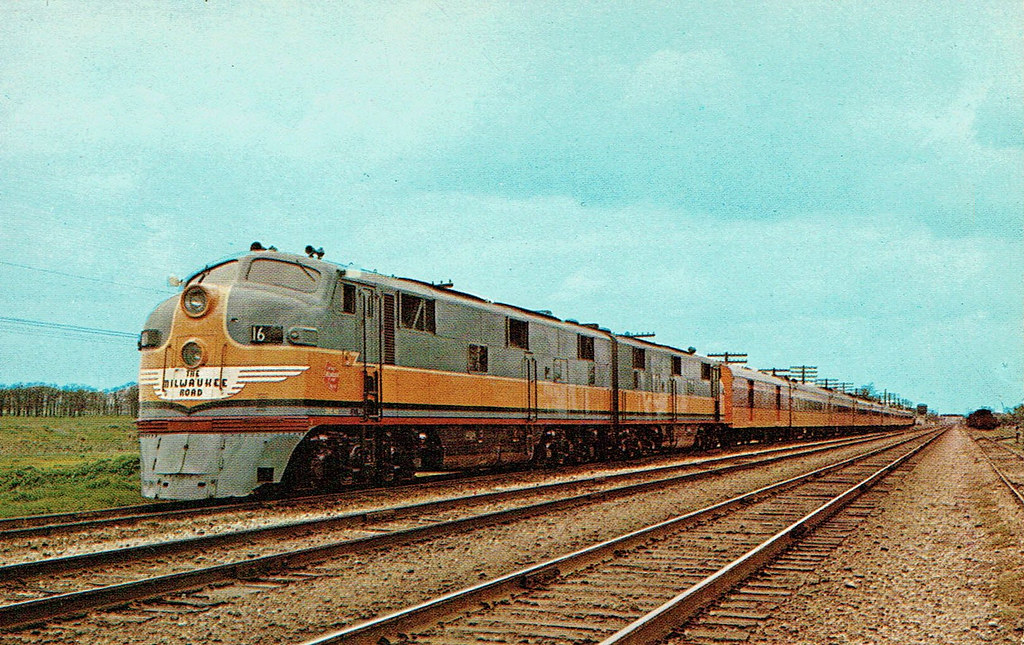 Milwaukee Road The Afternoon Hiawatha The westbound Afte… Flickr