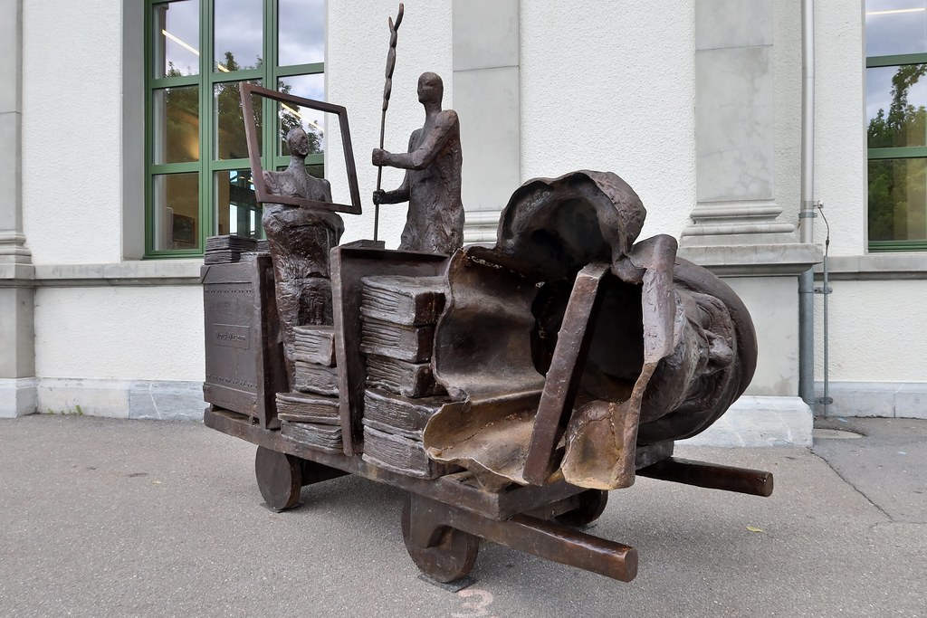 Bad Ragaz Baghdad 2003 A strange sculpture has appeared … Flickr