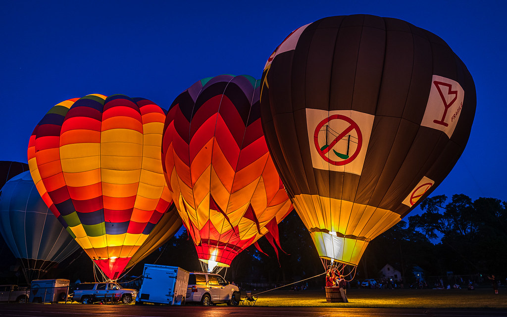 Balloon Glow Balloons Over Mukwonago 2021 Mukwonago, Wisco