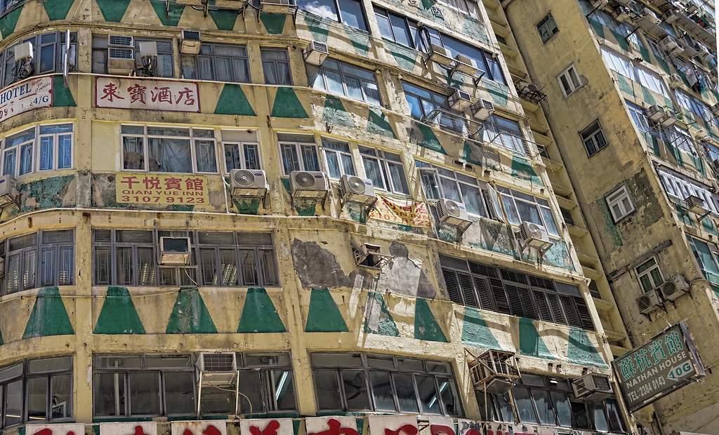 Hong Kong Buildings New Lucky House, Jordan Road, Kowloo… Flickr