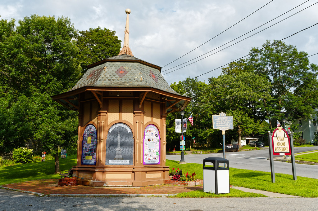 Old Iron Spring Pavilion Ballston Spa, New York. Flickr