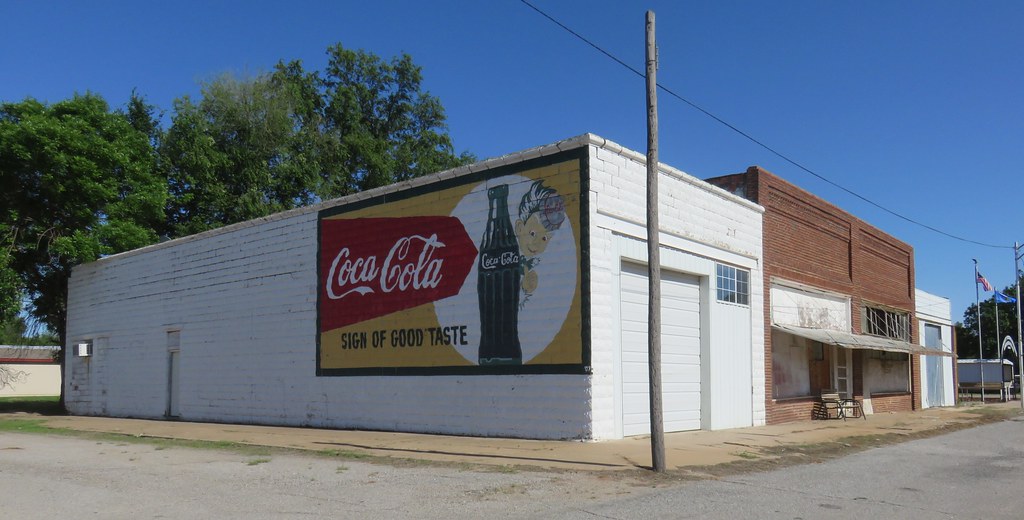 Storefront Buildings (Aline, Oklahoma) Aline is a small co… Flickr