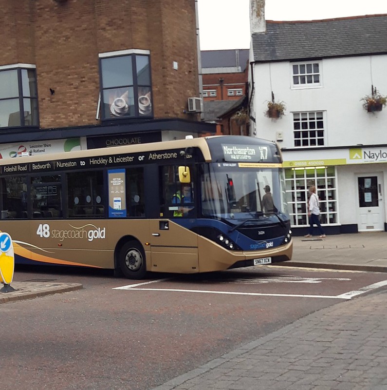 buses in market Harborough Flickr