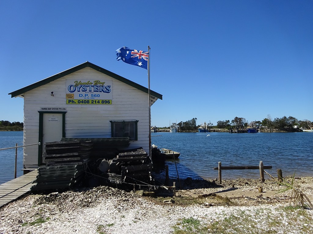 Oyster shed Yamba Bay Yamba North Coast . NSW sccart Flickr