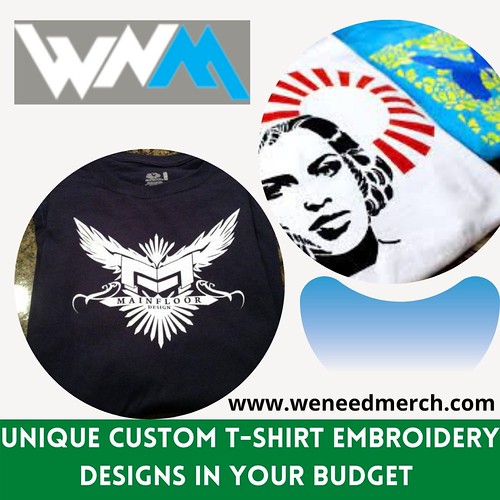 Unique Custom Tshirt Embroidery Designs In Your Budget Flickr