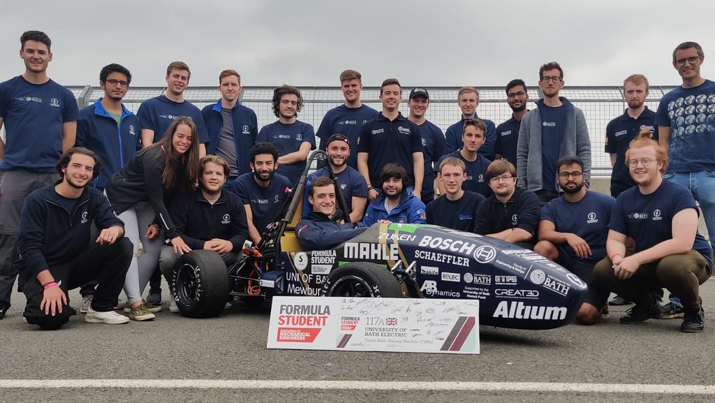 Five wins for Bath racing teams at Formula Student UK