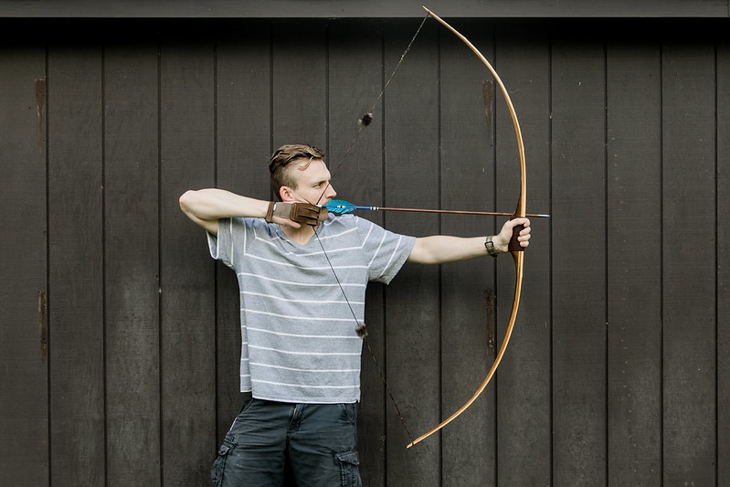 Bamboo laminate ASL hill style longbow 66" 5128