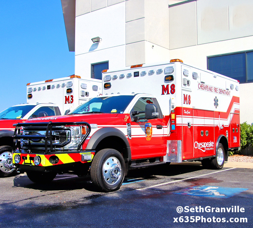 Chesapeake Fire Department Medic 8 2021 Ford F550 4x4/Hor… Flickr