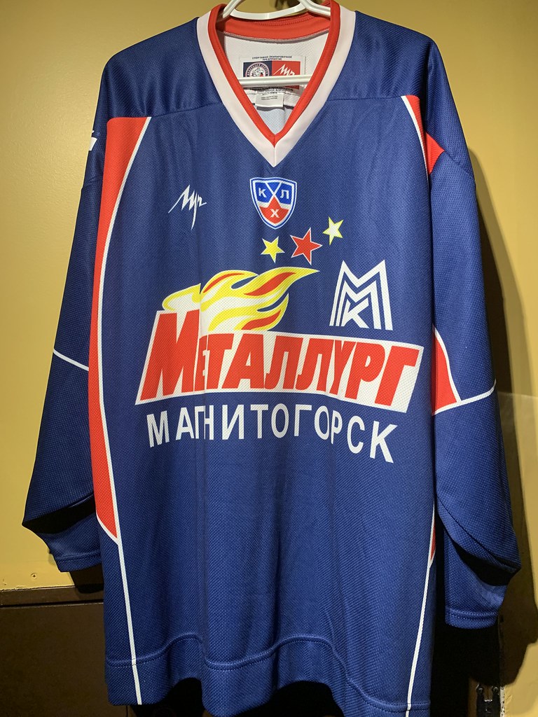 Metallurg Magnitogorsk KHL jersey Lutch XL Sergei Fedorov … Flickr