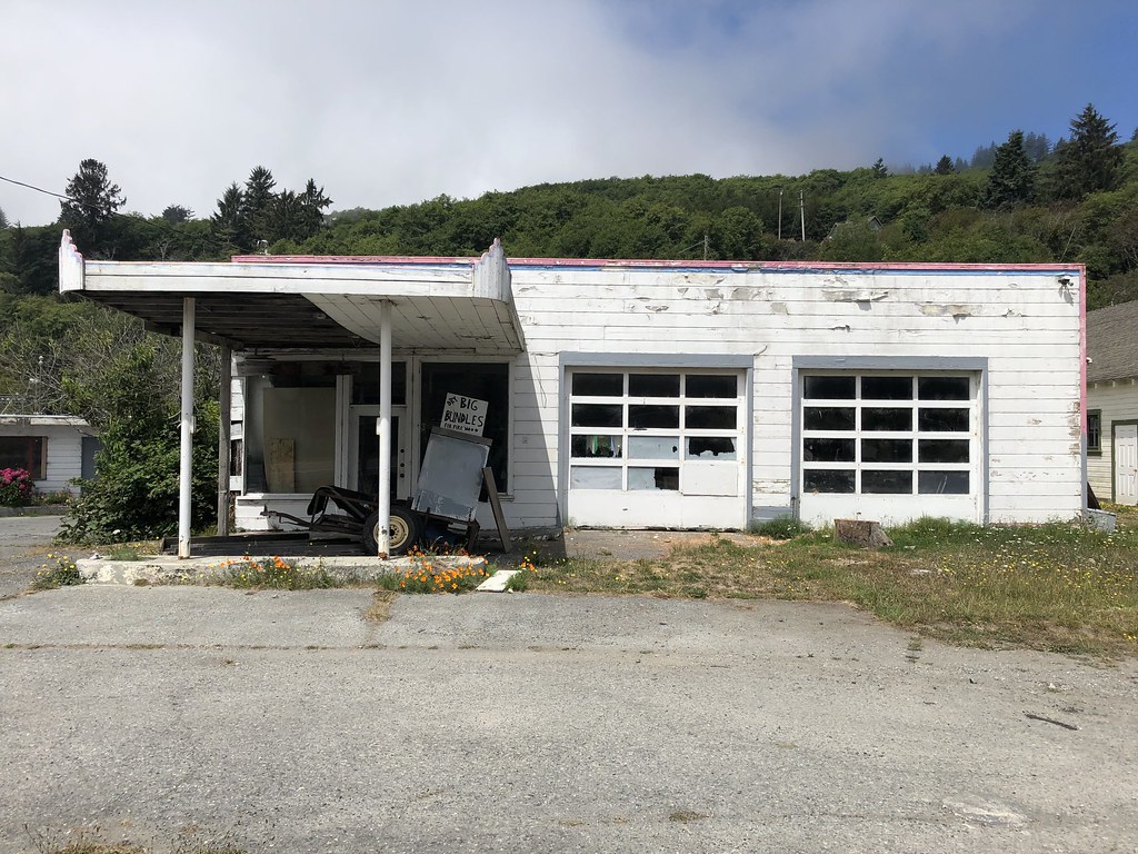 Former service station, Orick California. July 22 2021. Flickr