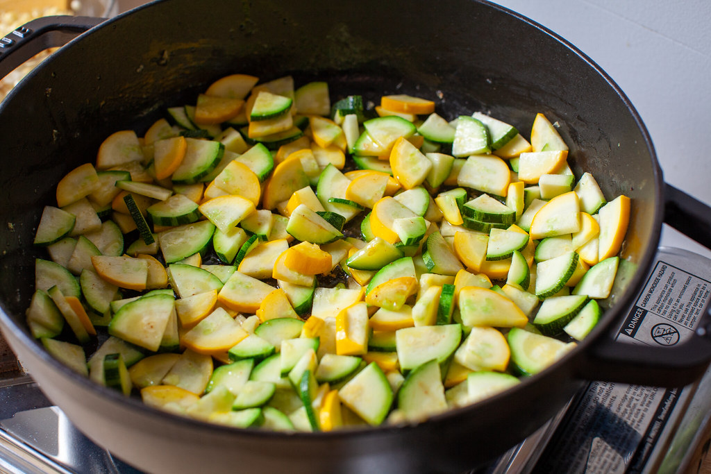 zucchini Baked Farro with Summer Vegetables on smittenkitc… Flickr