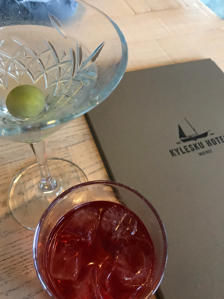 Pre Dinner Cocktails Kylesku Hotel, Sutherland, Northwest … Scott