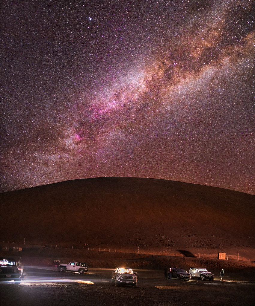 The Cygnus Region over the lower Mauna Kea parking area Flickr