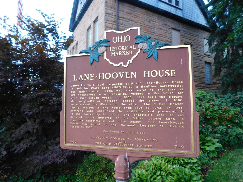 LaneHooven House Historic Marker Hamilton, Ohio Jimmy Emerson, DVM