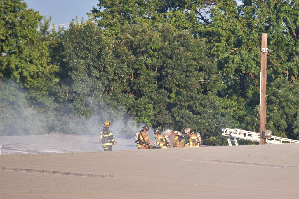 Britton Industries Fire Building fire on MY Lane in Morri… Flickr