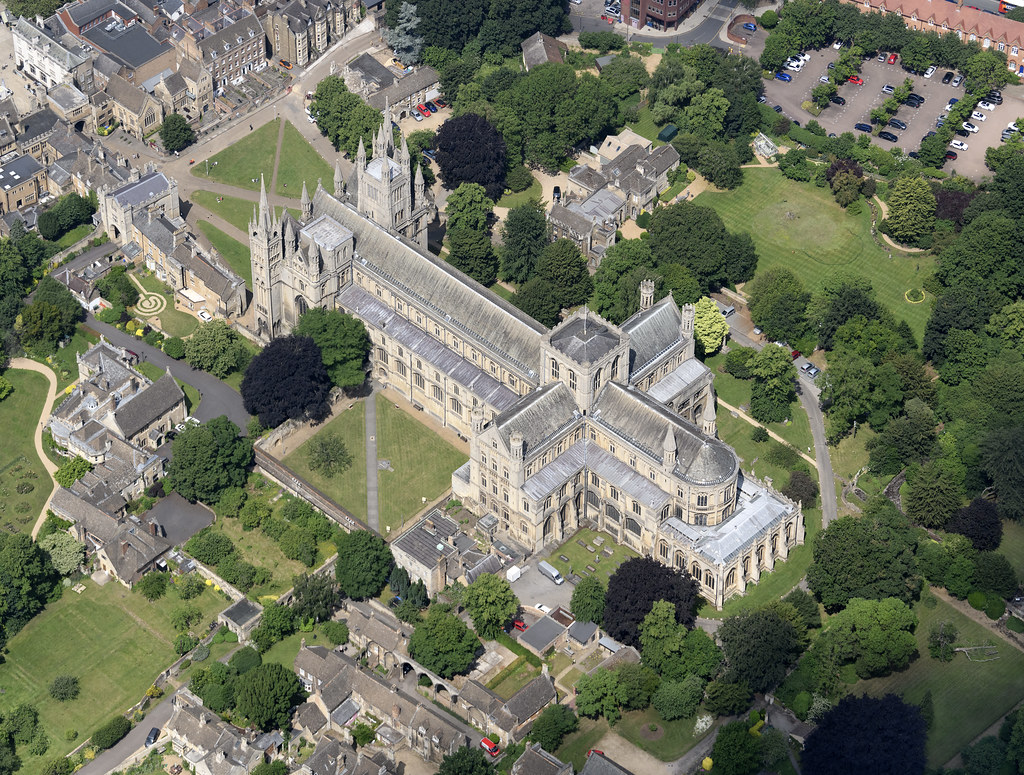Peterborough Cathedral aerial image a photo on Flickriver