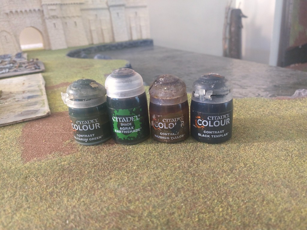 Citadel Contrast paint colors used on Epic Scale American … Flickr