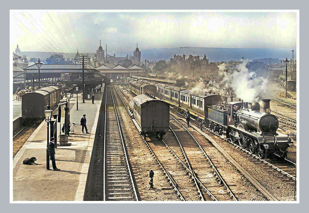 Eastbourne past Railway Station trains Grenville Godfrey Flickr