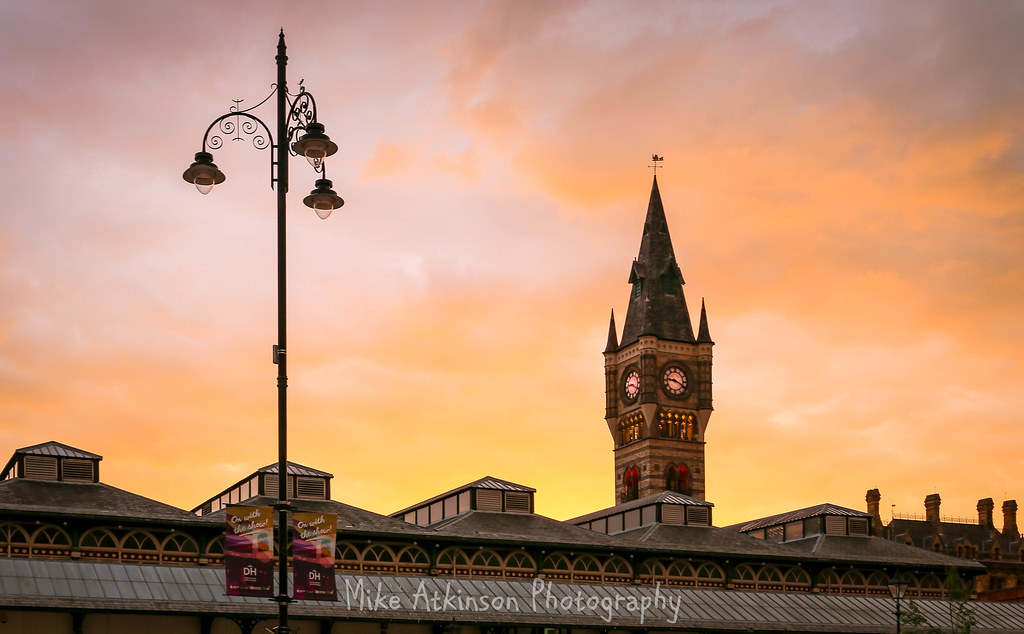 Darlington Market Place At Sunset Taken at Darlington, Cou… Flickr
