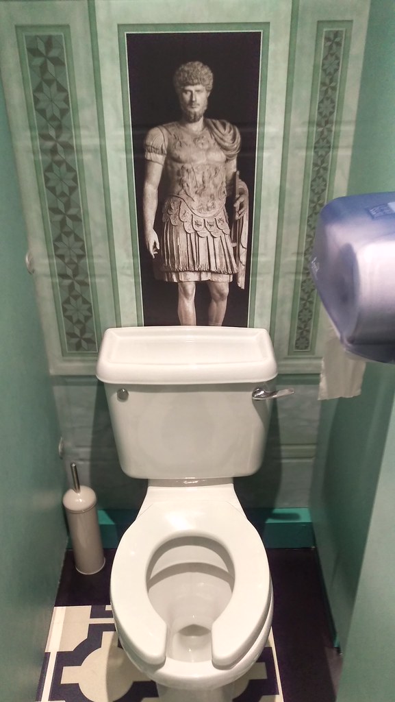 Lucius Verus A LuciusVerusthemed lavatory in the Roman A… Flickr