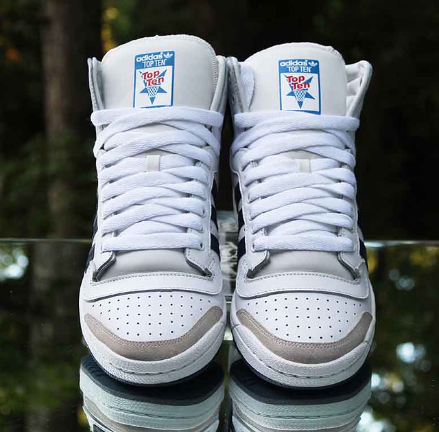 Adidas Originals Top Ten Hi OG Men’s Size 9 White Blue Red… Flickr