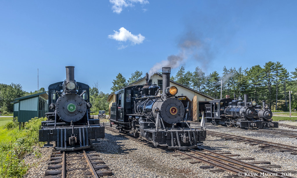 Bridgton & Monson Power Arrayed in front of the WW&F Sheep… Flickr