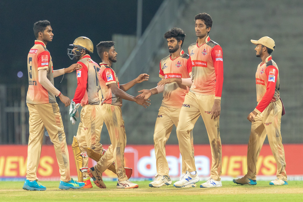 Chepauk Super Gillies team celebrates the wicket of R.SRIN… Flickr