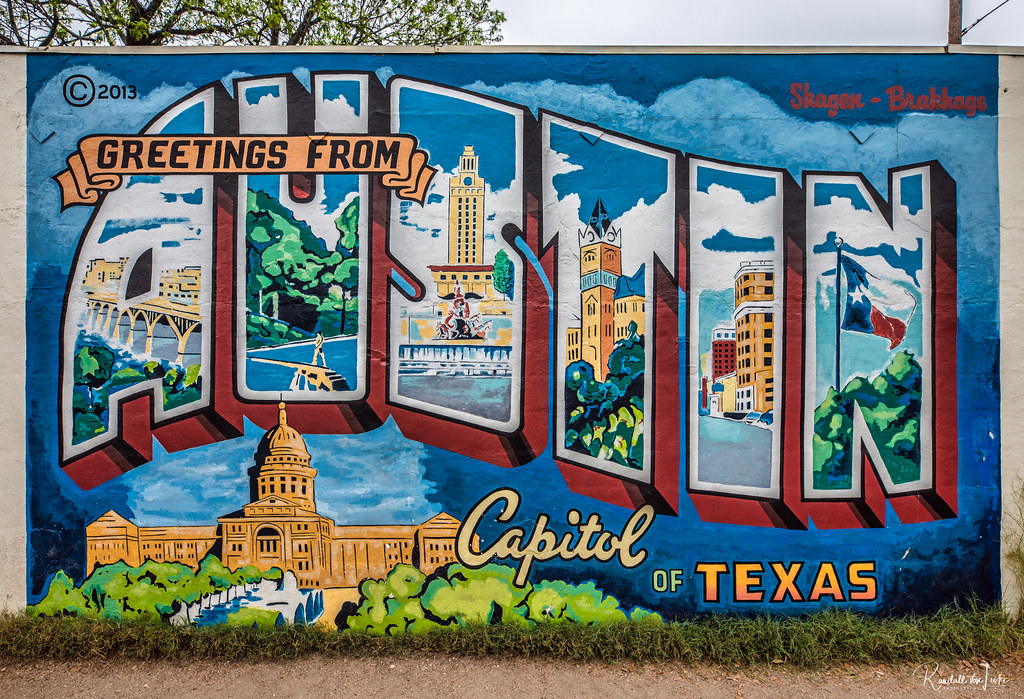 “Greetings From Austin” Mural, Austin, Texas The “Greeting… Flickr