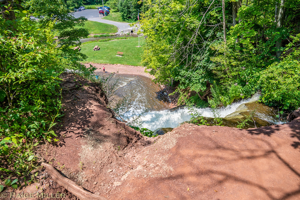Holley, NY Atop the waterfall Paige Miller Flickr