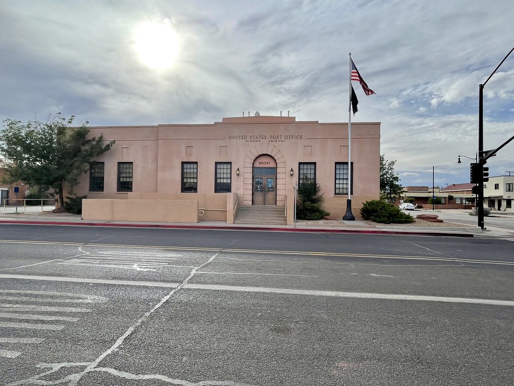 Post Office. Winslow, Arizona. Built in 1935 using the Fed… Flickr