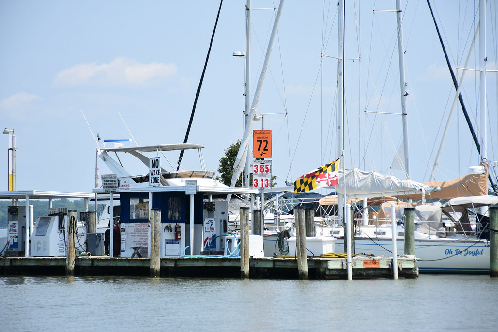 Baltimore County Baltimore yacht Club Gasoline Station … Flickr