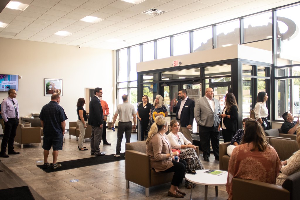 8182021 Ribbon Cutting and Business After Business at Atomic Credit