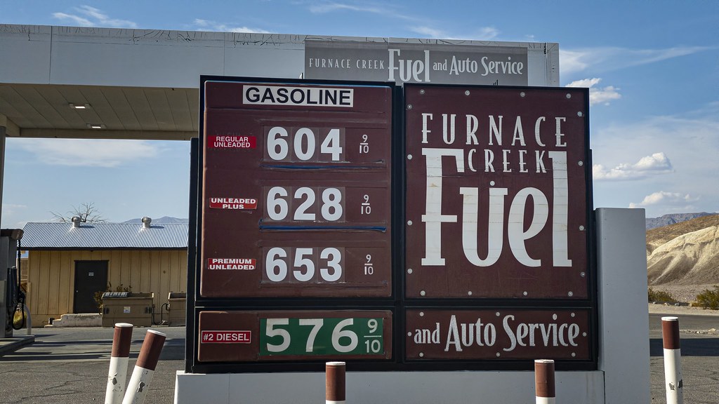 20210722_170119 The price of gas at the Furnace Creek Gas … Flickr