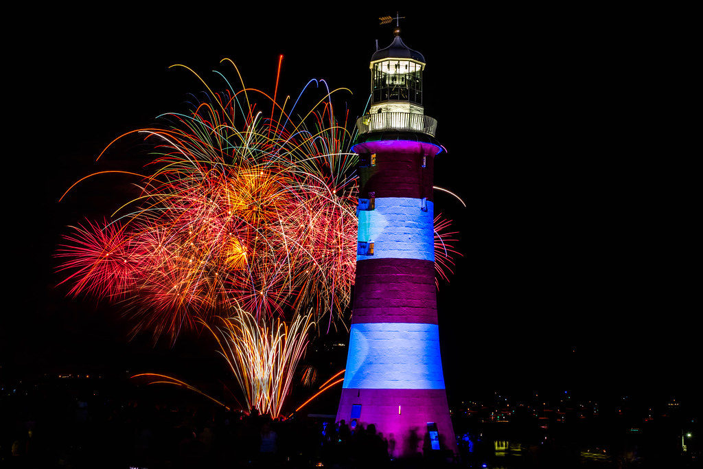 Fireworks Plymouth Hoe Fireworks steve conteh Flickr