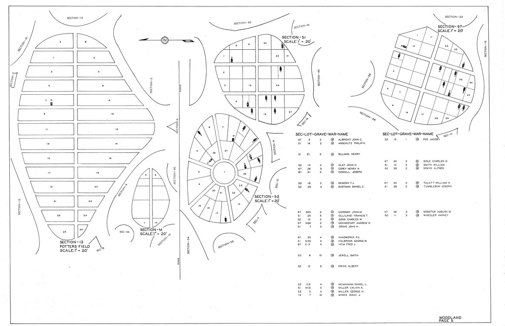 WPA CEMETERY PLAT MAPS VAN WERT COUNTY PLEASANT TWP … Flickr