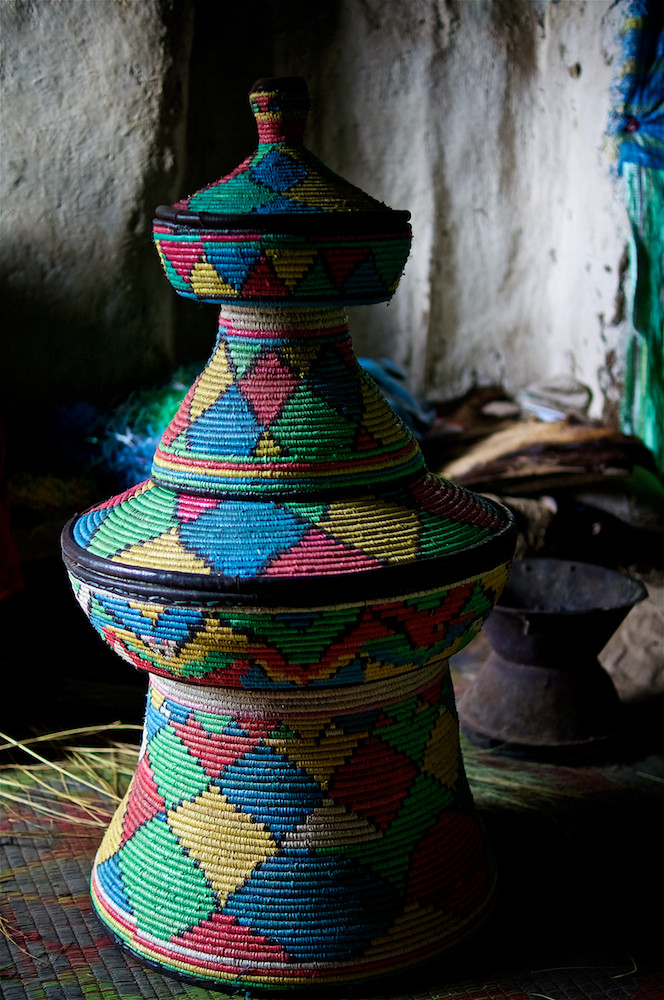 Traditional Ethiopian Food serving baskets, Lalibela, Ethi… Flickr