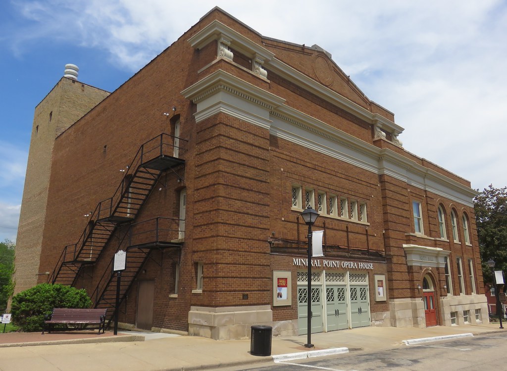 Mineral Point Opera House and Library (Mineral Point, Wisc… Flickr