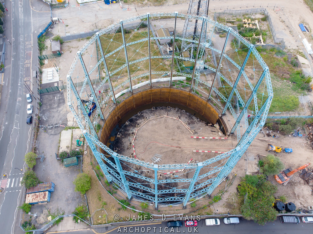 Mitcham Gas Holder (August 2021) Archoptical Photography